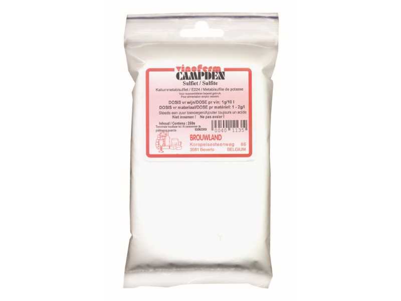 Campden 1kg VINOFERM Desinfektionsmittel Kaliumpyrosulfit