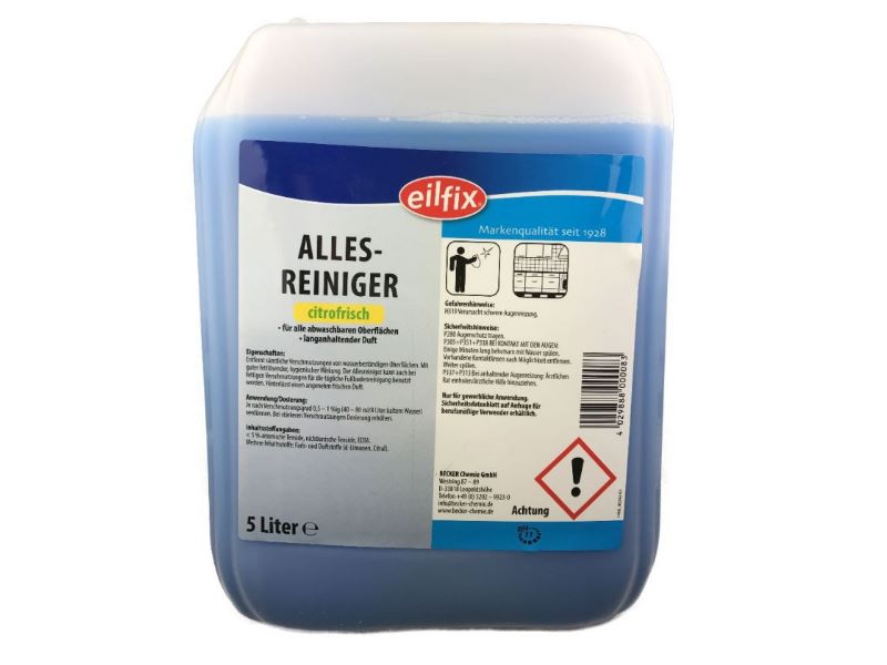 Eilfix Allesreiniger citrofrisch 5l Eilfix Allesreiniger citrofrisch 5l