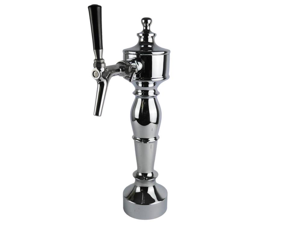 Schanksäule flämische Form 1 leitig in chrom mit P3000 Schanksäule flämische Form 1 leitig in chrom mit P3000