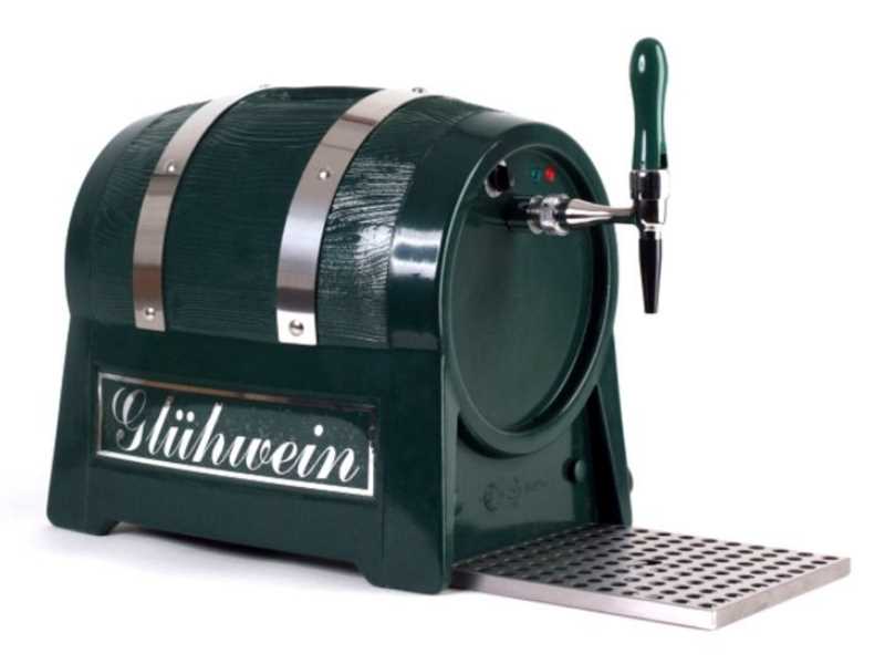 Mulled wine dispenser, 3 KW, 35 l/h, 1 tap, with electric pump, barrel shape from Schankanlagen Koch