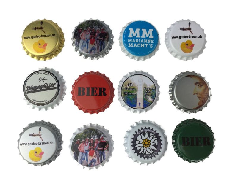 Kronkorken bedrucken lassen Kronkorken bedrucken lassen