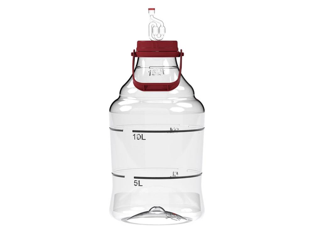 Fermentation balloon Wine balloon Fermentation bottle 10 l liter with basket