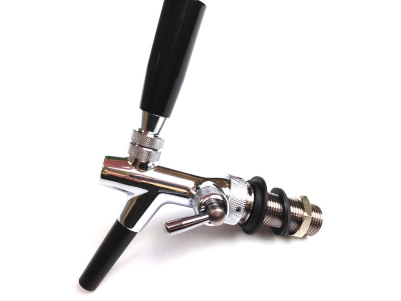 Zapfhahn Kompensatorhahn TOF selbstschließend 55mm Stutzen Zapfhahn Kompensatorhahn TOF selbstschließend 55mm Stutzen