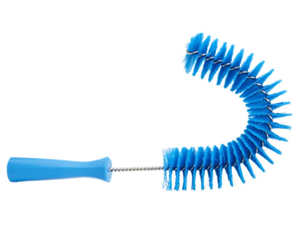 Vikan brush curved Ø55 mm, 360 mm, medium, blue