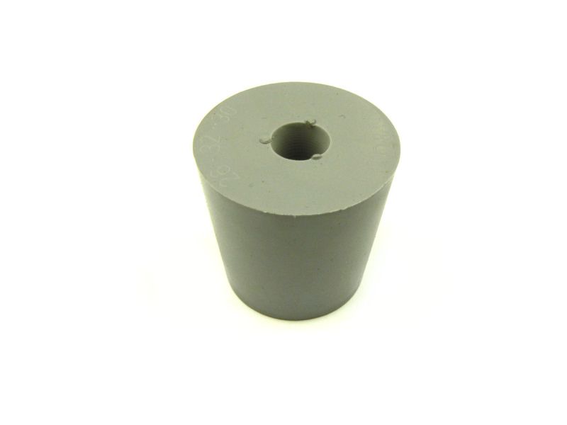 Gummi Stopfen 32/26 mit 9mm Bohrung