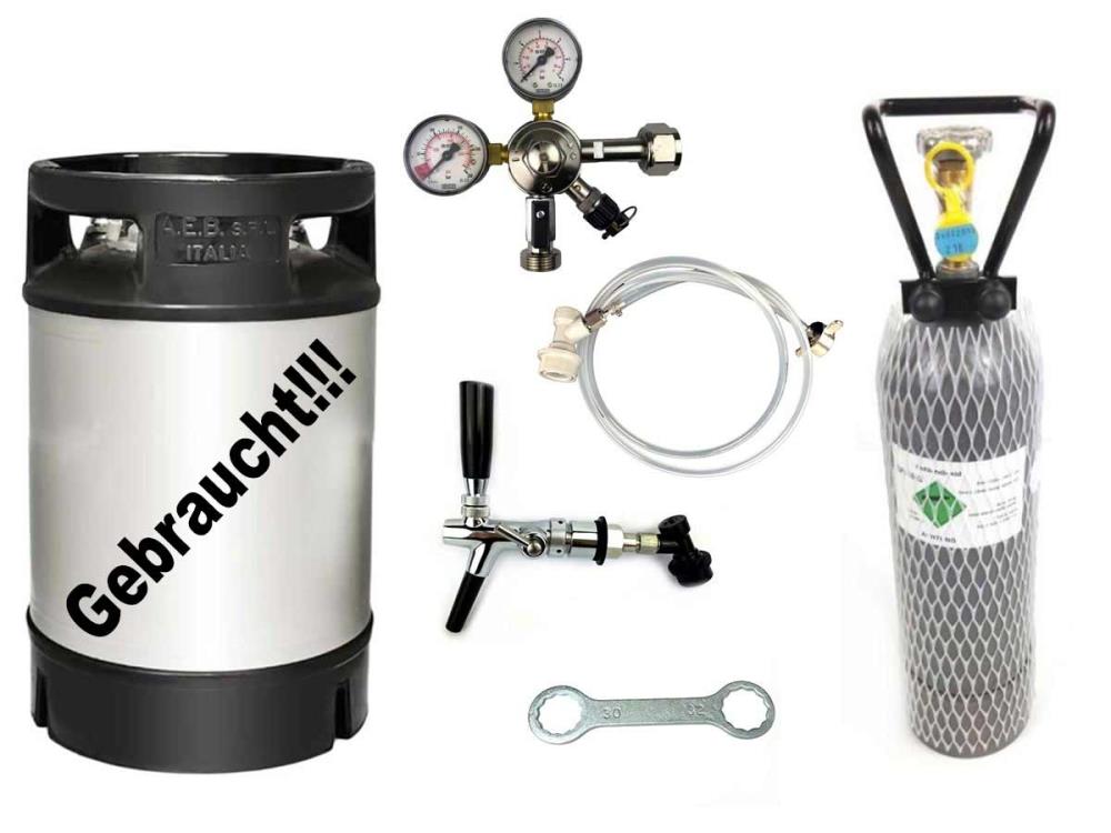 gebrauchter NC Keg 9 Liter mit Zapfset komplett gebrauchter NC Keg 9 Liter mit Zapfset komplett