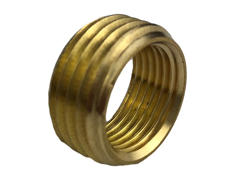 Übergangsstück 3/8" IG auf 1/2 AG Messing Übergangsstück 3/8" IG auf 1/2 AG Messing