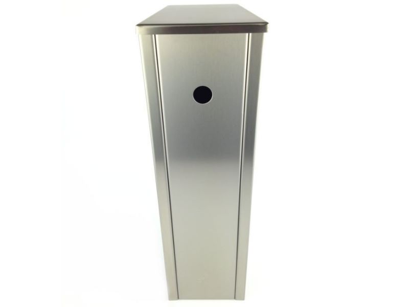 Square stainless steel dispensing column 1 pipe without tap