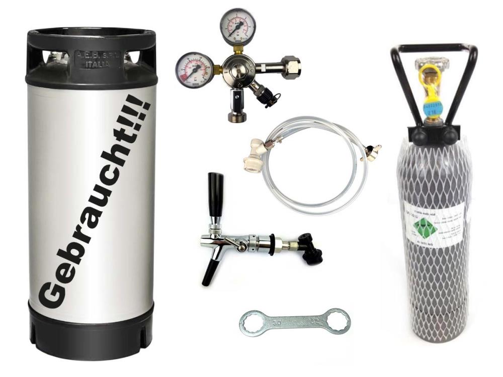 gebrauchter NC Keg 19 Liter mit Zapfset komplett gebrauchter NC Keg 19 Liter mit Zapfset komplett