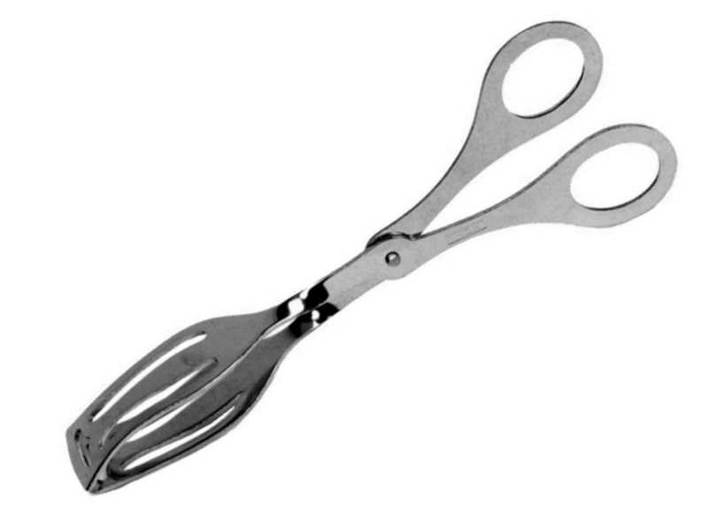 Stainless steel pastry tongs 20cm