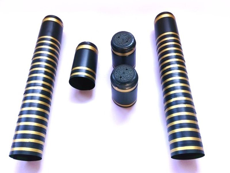 10 Schrumpfkapseln in grün mit gold für Weinkorken Korken 10 Schrumpfkapseln in grün mit gold für Weinkorken Korken