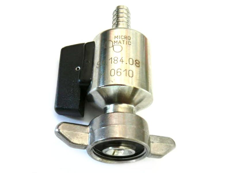 Bierabsperrhahn gerade aus CNS Bierabsperrhahn gerade aus CNS