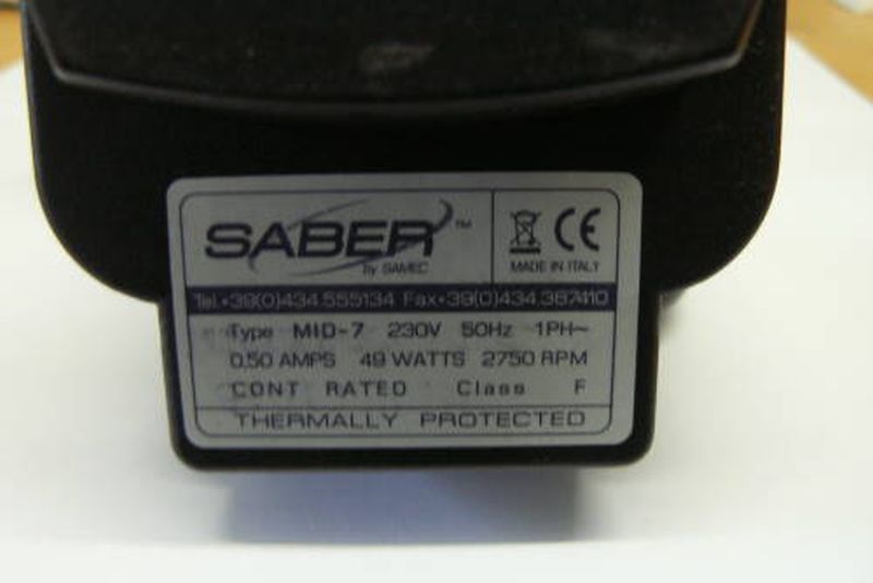 Samec Rührwerksmotor mit Pumpe und Anlaufkondensator MID7 Samec Rührwerksmotor mit Pumpe und Anlaufkondensator MID7