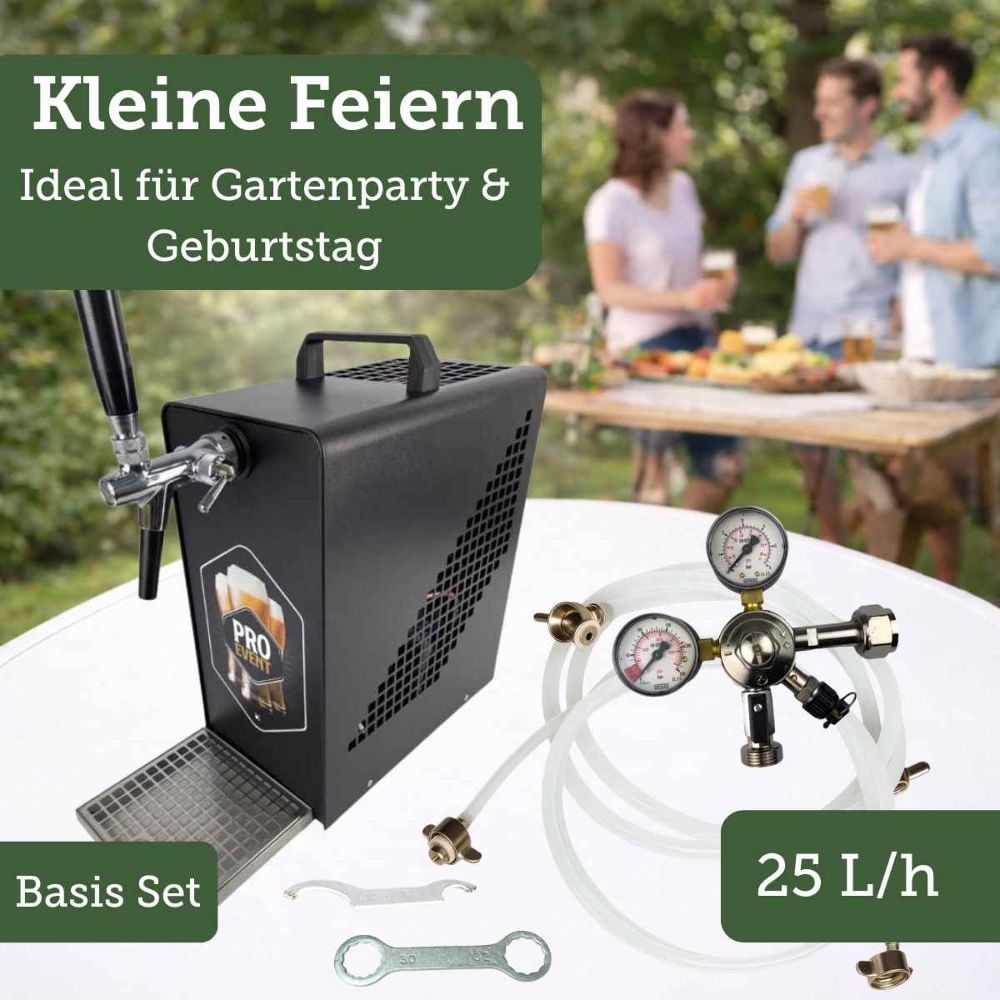 Mini Durchlaufkühler 25 l/h Oprema Schwarz 1 leitig Zapfanlage Basis Set Mini Durchlaufkühler 25 l/h Oprema Schwarz 1 leitig Zapfanlage Basis Set