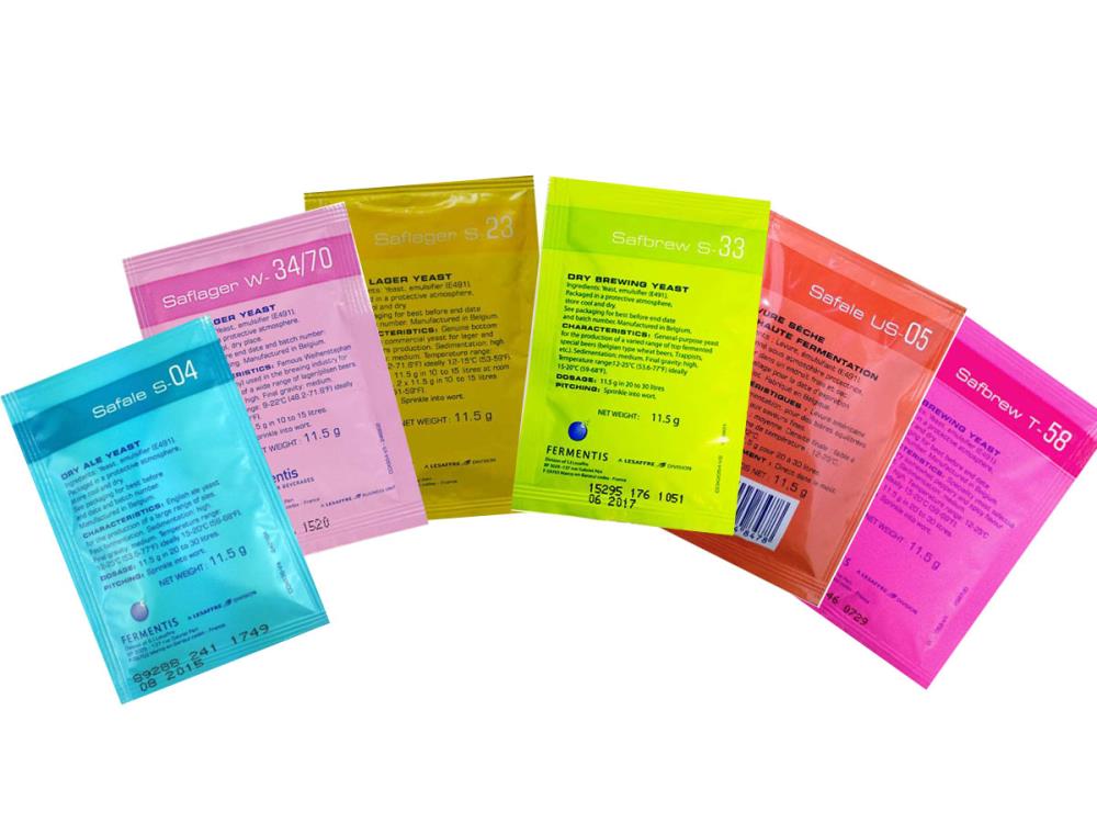 Fermentis Spar Pack 6x 11,5g Bierhefe Fermentis Spar Pack 6x 11,5g Bierhefe