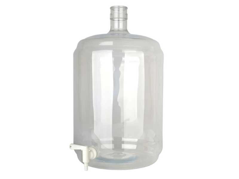 23 L PET fermentation bottle with tap