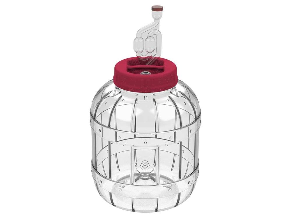 Fermentation balloon Wine balloon Fermentation bottle 10 l liter with basket