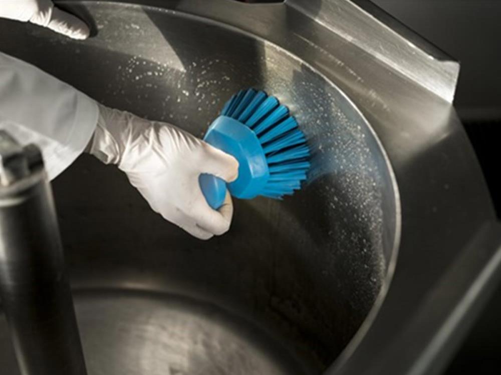 Vikan Runde Handbürste, Ø110 mm, Hart, Blau Vikan Runde Handbürste, Ø110 mm, Hart, Blau