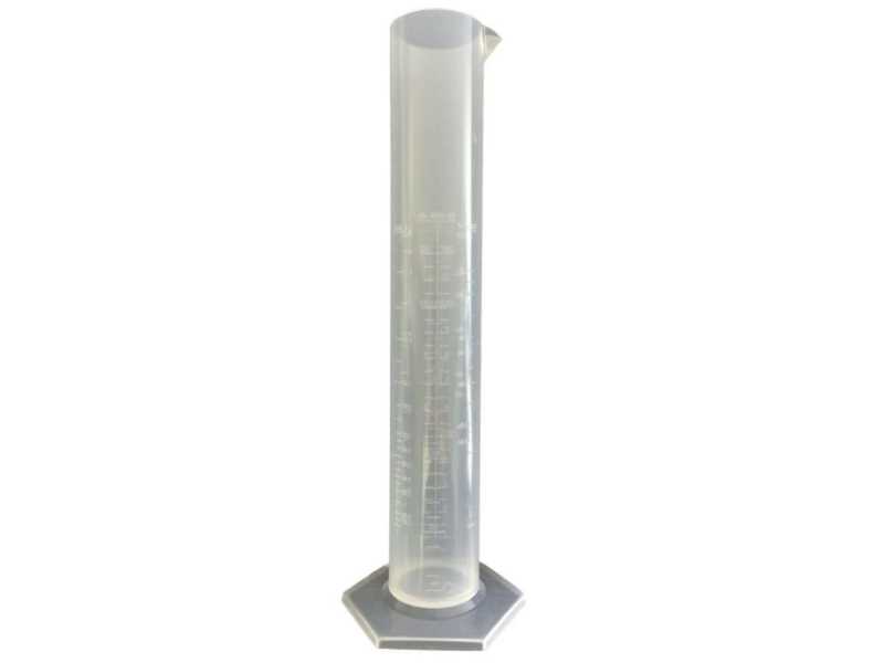 Measuring cylinder plastic clear 250ml Mix 2% 4%