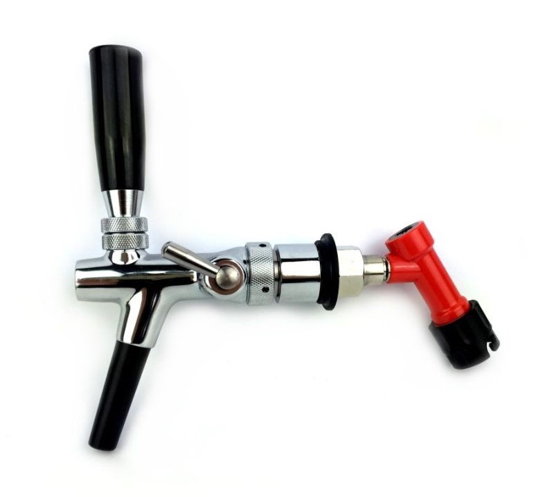 Compensator tap with CC Coca Cola plug-in coupling