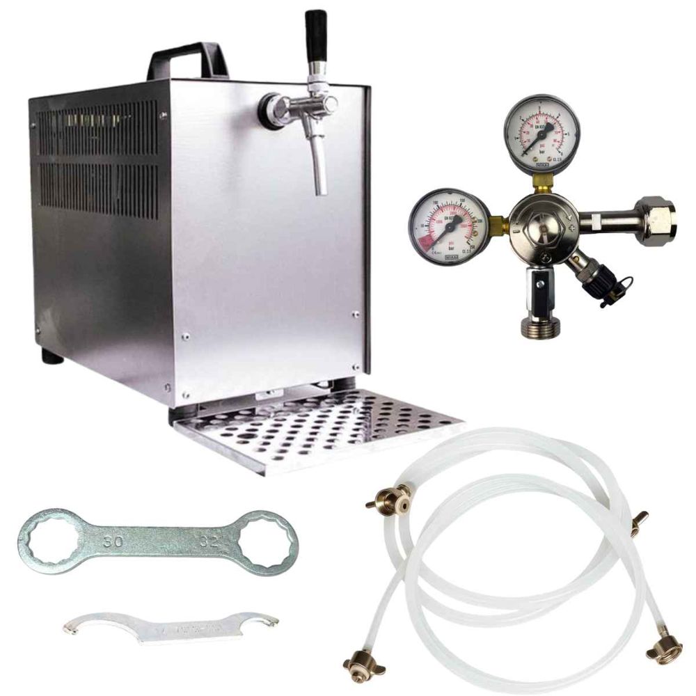 Bierkoffer 60 l/h Oprema Durchlaufkühler 1 leitig Zapfanlage Basis Set