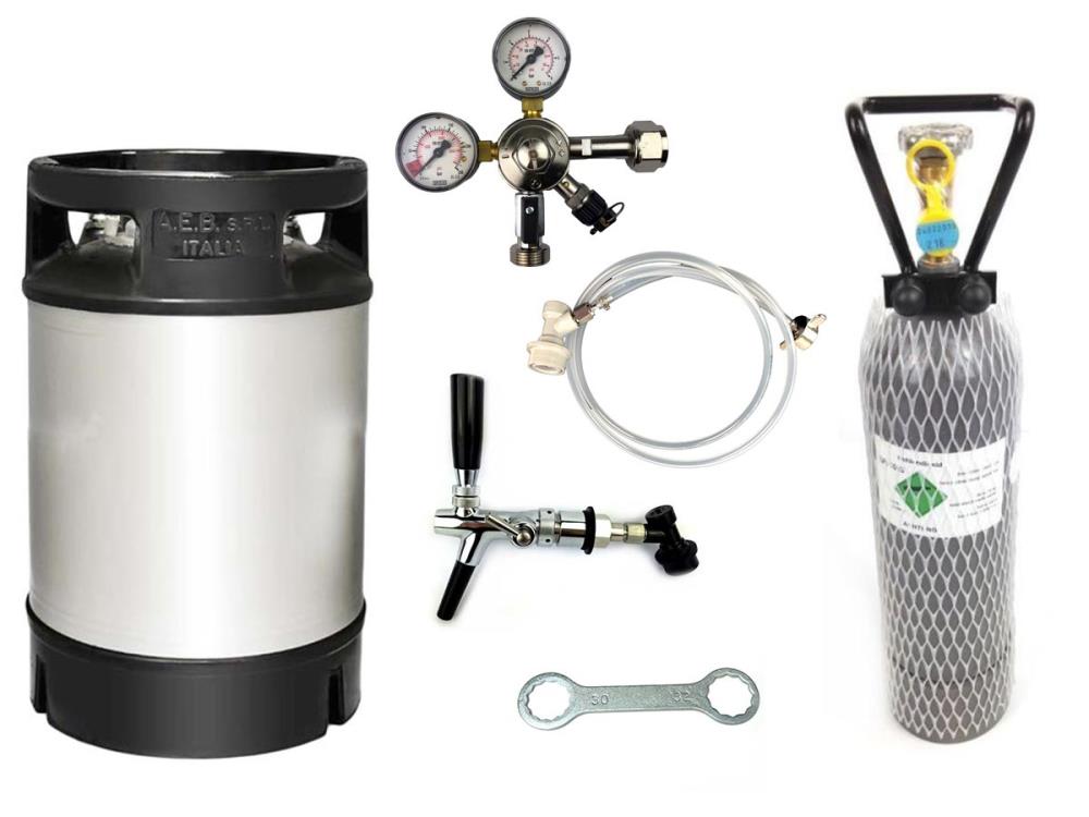 NC Keg 9 Liter mit Zapfset komplett NC Keg 9 Liter mit Zapfset komplett