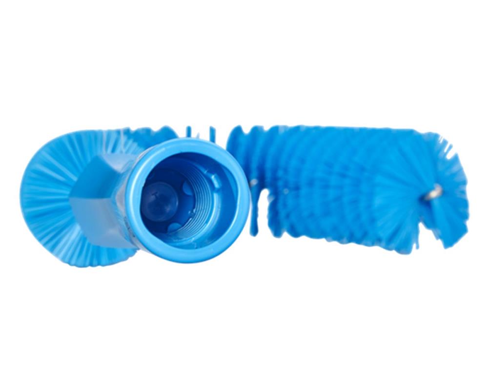 Vikan Bürste gebogen Ø55 mm, 360 mm, medium, Blau Vikan Bürste gebogen Ø55 mm, 360 mm, medium, Blau