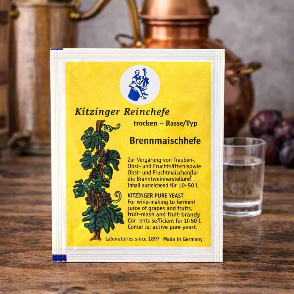 Brennmaisch Hefe 5g – für Obstbrand & Schnaps Brennmaisch Hefe 5g – für Obstbrand & Schnaps