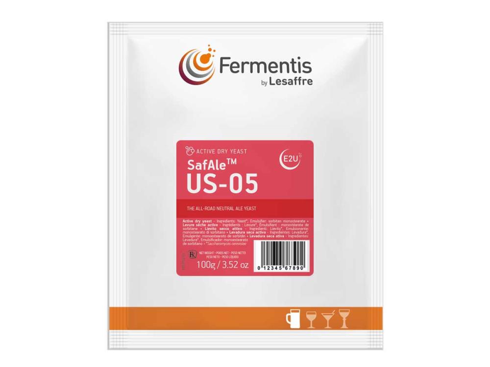 Safale US-05 Brewer's yeast dry top-fermented 11.5g