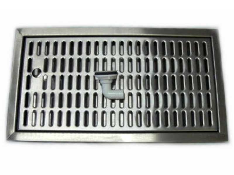 Drip tray for recessing 440x240 mm