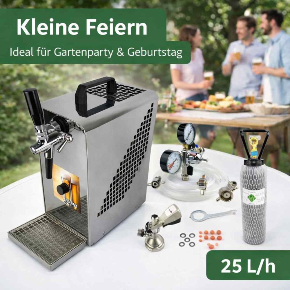 Mini Durchlaufkühler 25 Liter/h Oprema komplett mit Zubehör Nr.3