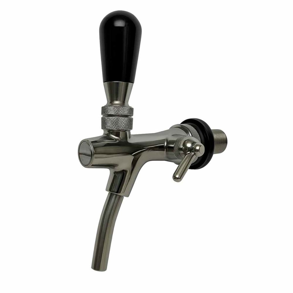 Kompensatorhahn Edelstahl mit 35mm Stutzen Kompensatorhahn Edelstahl mit 35mm Stutzen