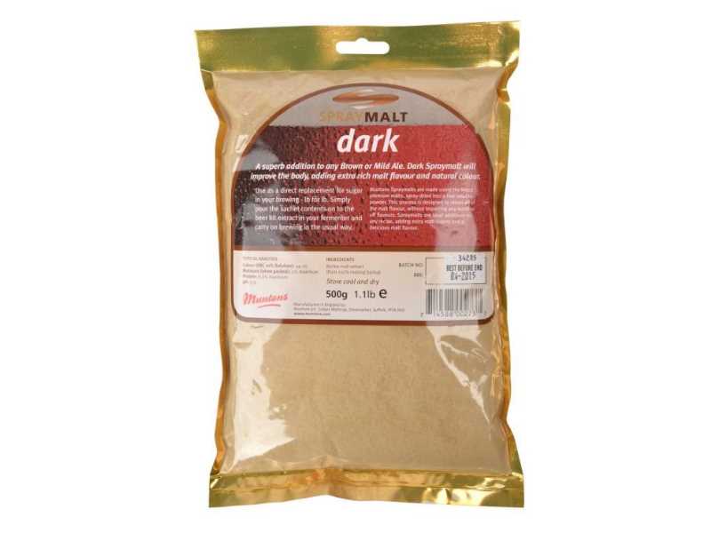 Malt extract powder Muntons dark dark 500g