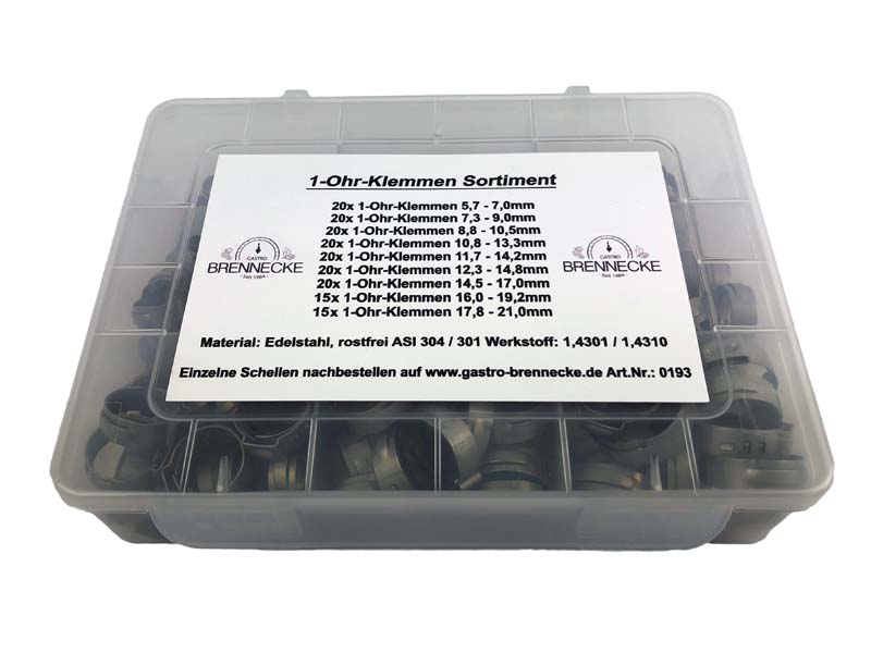 Oetiker Klemmen Sortiment 170 teilig Oetiker Klemmen Sortiment 170 teilig