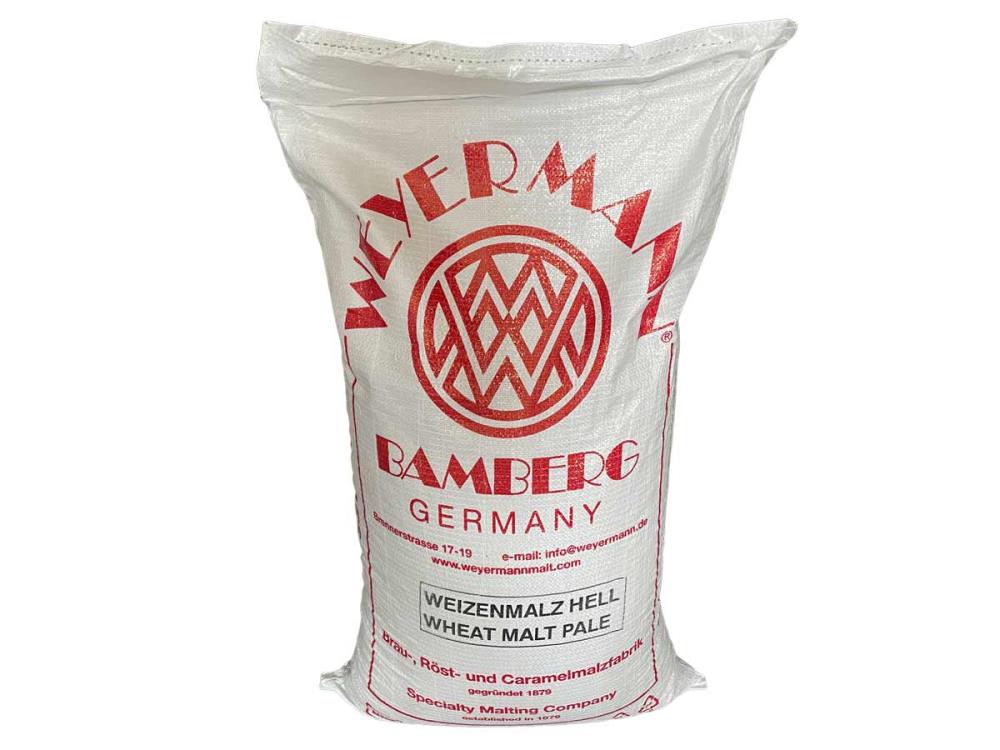 25kg Weizen Malz hell Braumalz ungeschrotet Sackware 25kg Weizen Malz hell Braumalz ungeschrotet Sackware