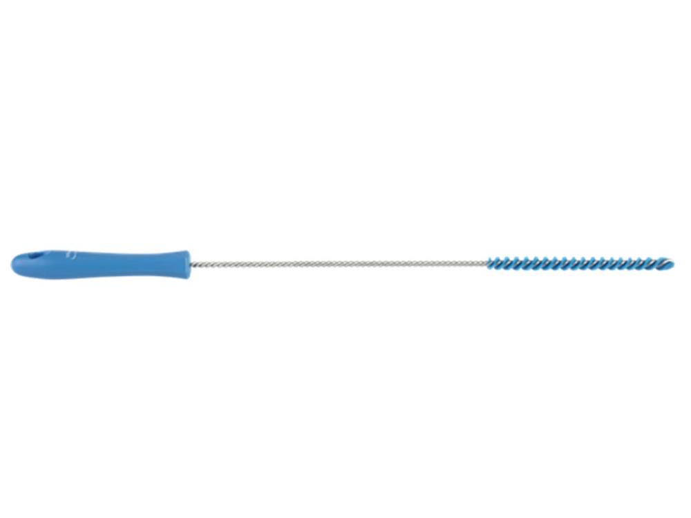 Vikan pipe brush with handle, Ø10 mm, 480 mm, hard, blue