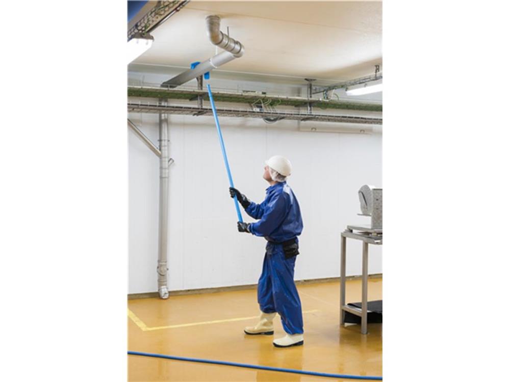 Vikan Bürste gebogen Ø55 mm, 360 mm, medium, Blau Vikan Bürste gebogen Ø55 mm, 360 mm, medium, Blau