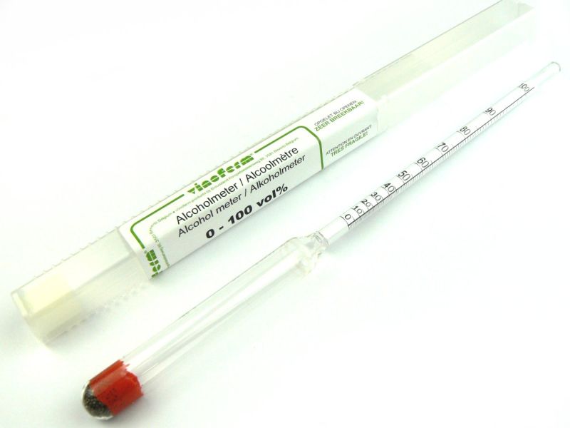 Alkoholmeter 0-100% Vol Alkoholmeter 0-100% Vol