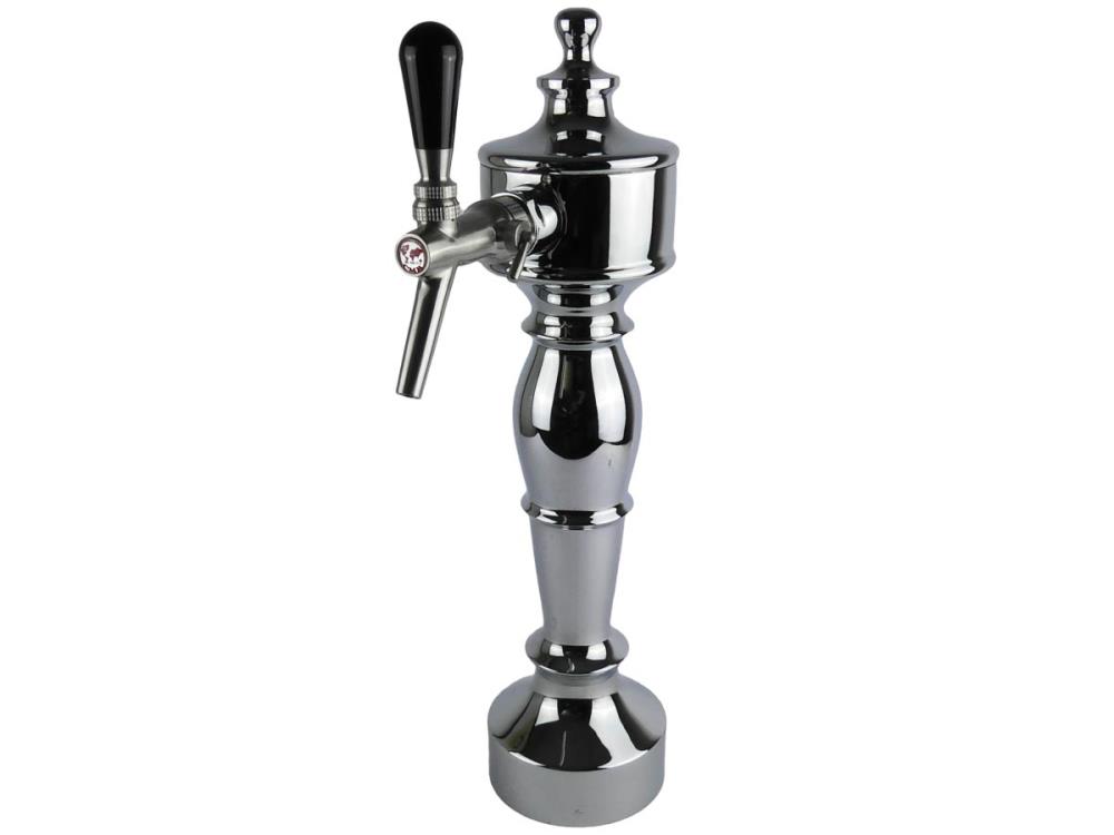 Schanksäule flämische Form 1 leitig in chrom mit CMB V10 Hah Schanksäule flämische Form 1 leitig in chrom mit CMB V10 Hah