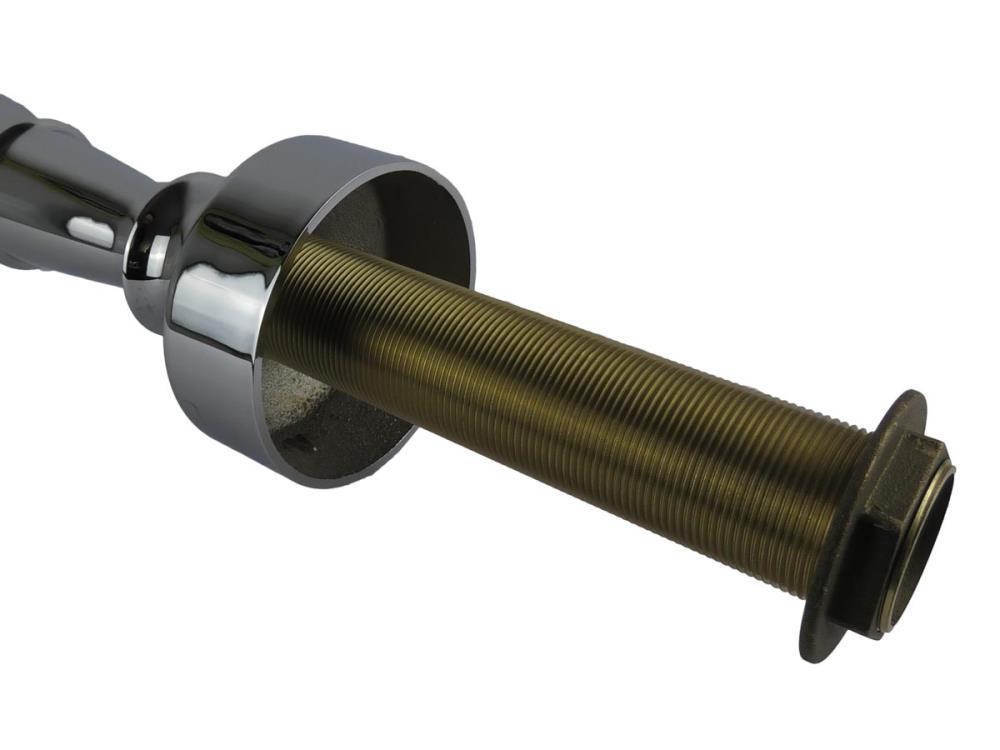 Schanksäule flämische Form 1 leitig in chrom mit P3000 Schanksäule flämische Form 1 leitig in chrom mit P3000