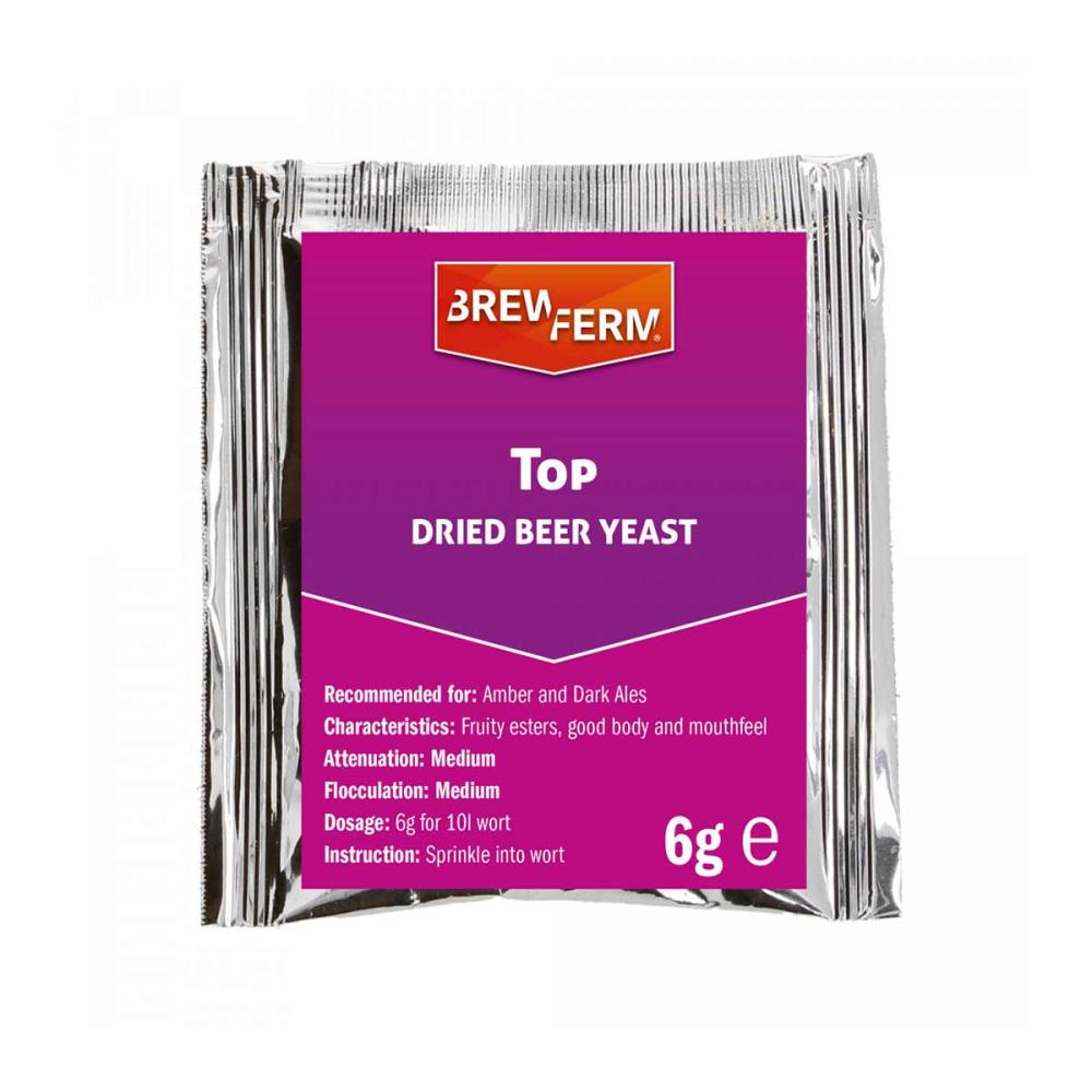 Brewferm Bierhefe TOP trocken obergärig 6g Brewferm Bierhefe TOP trocken obergärig 6g