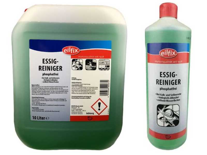 Eilfix Essigreiniger in 1 oder 10 Liter Eilfix Essigreiniger in 1 oder 10 Liter