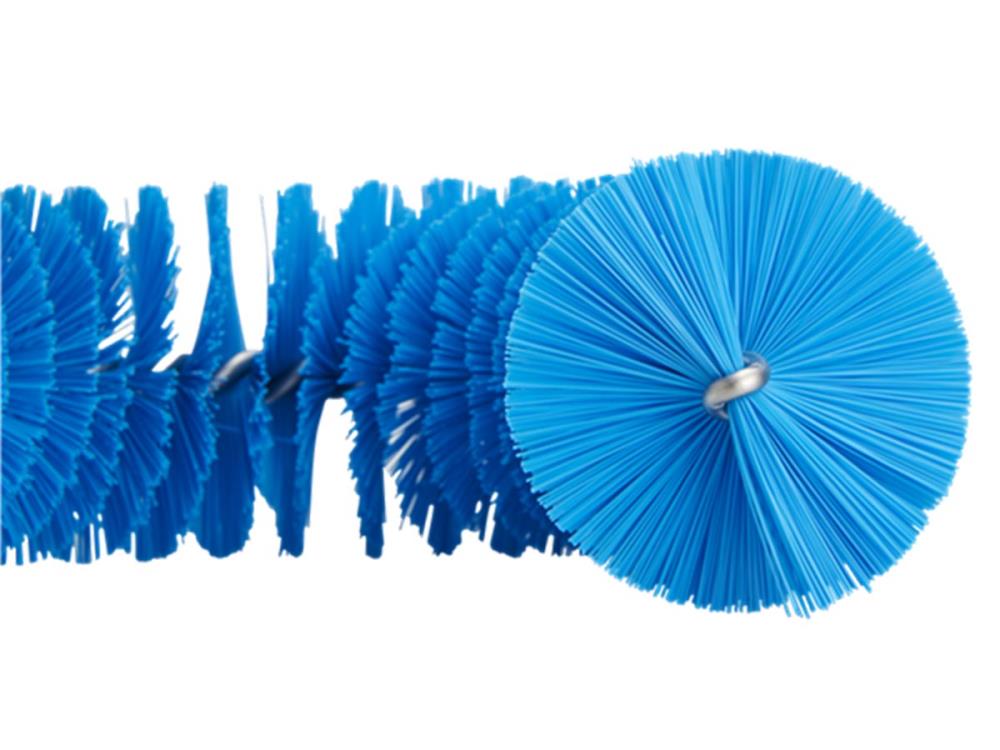 Vikan Bürste gebogen Ø55 mm, 360 mm, medium, Blau Vikan Bürste gebogen Ø55 mm, 360 mm, medium, Blau