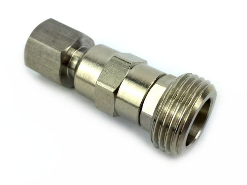 Adapter Reduzierstück von 5/8" AG auf 7/16" UNF IG Adapter Reduzierstück von 5/8" AG auf 7/16" UNF IG