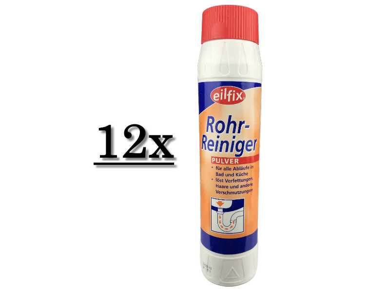 12x Eilfix Rohrreiniger 1kg