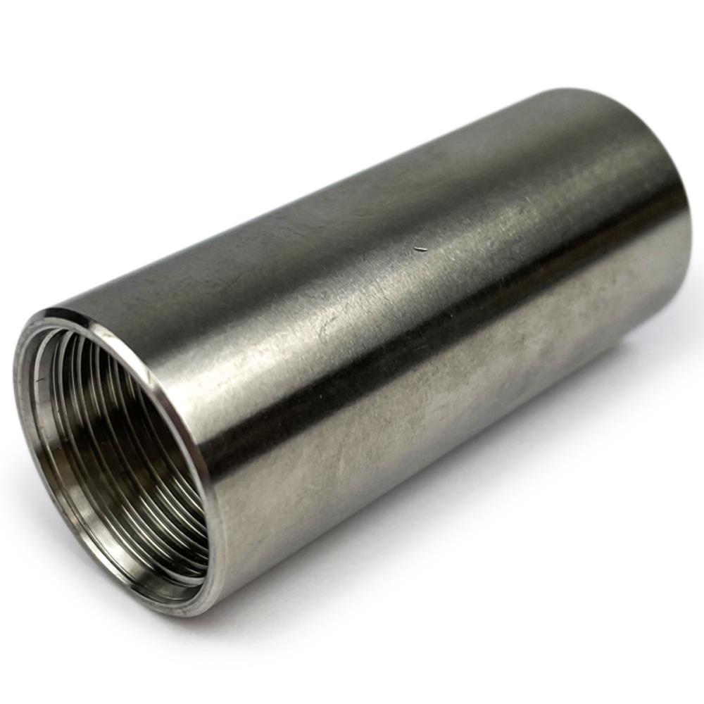 Muffe 5/8" Innengewinde 60mm Edelstahl Muffe 5/8" Innengewinde 60mm Edelstahl