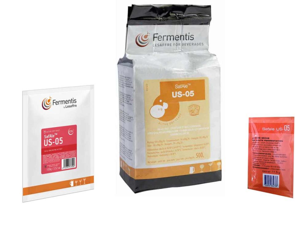 Safale US-05 Bierhefe trocken obergärig Safale US-05 Bierhefe trocken obergärig