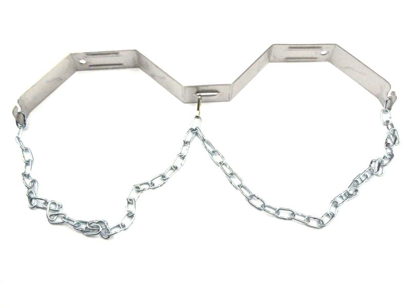 Co2 N2 Flaschenhalter aus Edelstahl für 2 Flaschen Co2 N2 Flaschenhalter aus Edelstahl für 2 Flaschen