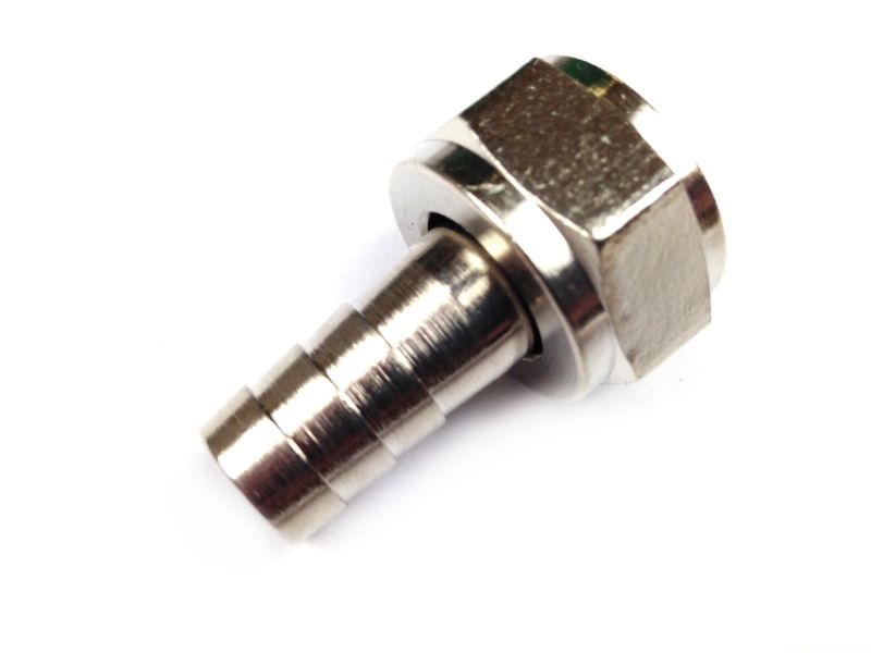 Bierschlauchtülle Tülle 10mm + Überwurfmutter für Reinigungsadapter usw. Bierschlauchtülle Tülle 10mm + Überwurfmutter für Reinigungsadapter usw.