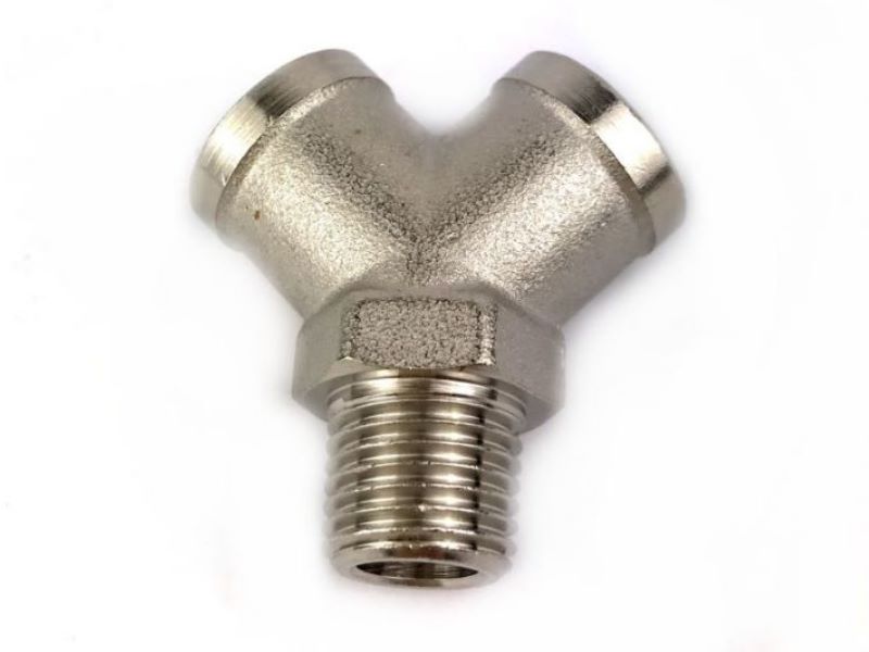 Y-Stück 2x 1/4" IG und 1/4" AG Y-Stück 2x 1/4" IG und 1/4" AG